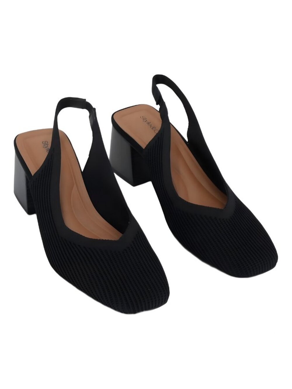 Style Co Pomelloo Slingback Pump Black Beauty Size 9